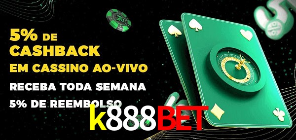 Promoções do cassino ao Vivo k888bet